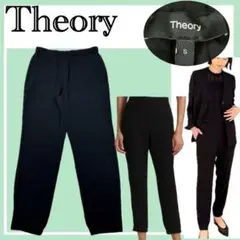 ✨美品✨Theory スリム ジョガーパンツ プルオンパンツ ブラック S