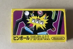 ファミコンソフト　ピンボール[箱、説明書付き]