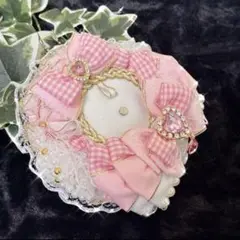 痛ロゼット　ピンク　白　ホワイト