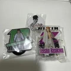 RIZIN 那須川天心 3点セット ボトルキャップ 缶バッジ ピンバッジ