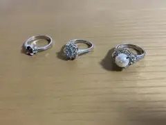 シルバーリング 3点セット