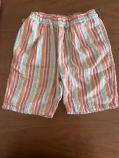 NEWシェフハーフパンツ 5分丈　ストライプ柄