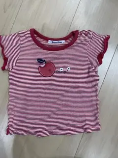 familiar ストライプ Tシャツ 80