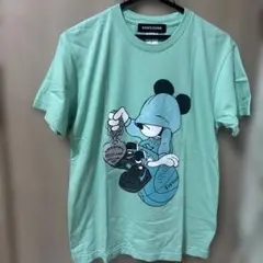 BOOTJUNK ミッキーマウス Tシャツ グリーン