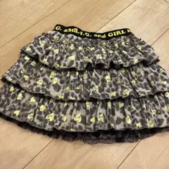 ‪ෆ‪.*・゜ヒョウ柄レオパードパンクグランジy2kフリルスカート　ティアード