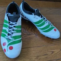 ATHLETA サッカーシューズ ホワイト/グリーン