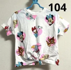 【美品】ZARA ディズニー　Tシャツ 104