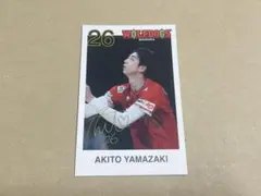 ウルフドッグス名古屋 スプラッシュシート特典 チェキ風カード 山崎彰都 選手