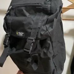 Mountain range ブラックリュック 通学用リュック　男女兼用　黒
