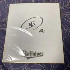 オリックス森友哉直筆サイン色紙