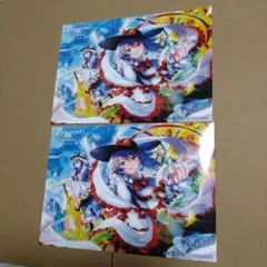ダンカグ　2L判ブロマイド　永江衣玖&比那名居天子