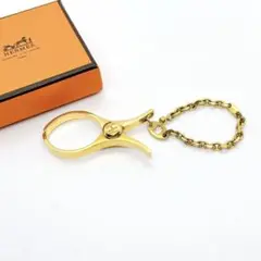 HERMES エルメス グローブホルダー バッグチャーム GP ゴールド