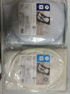 ベビーシートカバー シルバー ホワイト セット