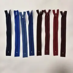ファスナー　色々８本セット 約20cm