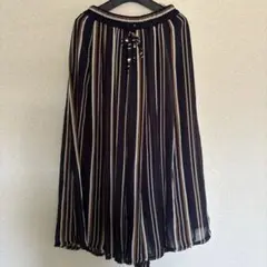 ストライプデザイン ロングパンツ