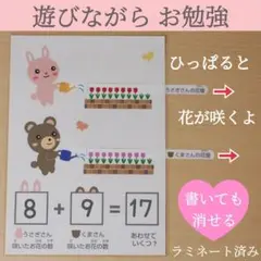 幼児教材 保育教材 入学前 足し算 引き算 療育 知育 発達支援 モンテッソーリ