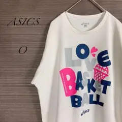美品 アシックス バスケ愛スポーツウェア メッシュ ホワイト O 大きいサイズ