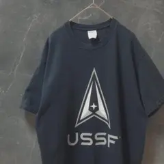 PORT&COMPANY USSF ヴィンテージ ロゴ Tシャツ M ブラック