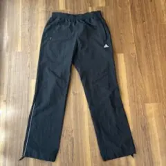 adidas CLIMALITE ブラックジャージパンツ L