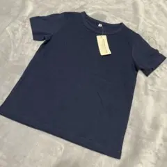 オーガニックコットン Tシャツ 130サイズ　ネイビー