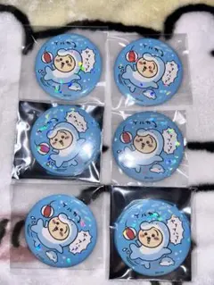 うさぎ 缶バッジ ちいかわ水族館