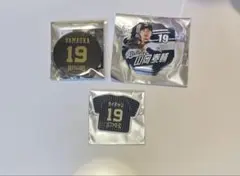 山岡泰輔 缶バッジ ステッカー