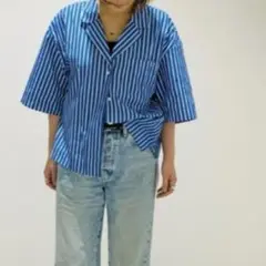 GAP ストライプ シャツ　Lサイズ