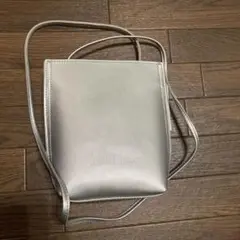ミニショルダーバックシルバー