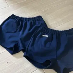 体操着　ネイビー ポケット付き 2枚