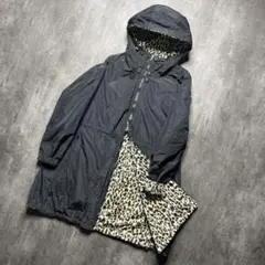 【激レア】MONCLER モンクレ リバーシブル コート ナイロン レオパード