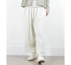 evam eva E241C143 cut&sew wide pants