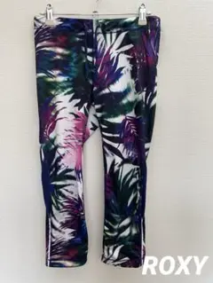 ロキシー ROXYボタニカルデザイン ランニングタイツ ヨガ フィットネス