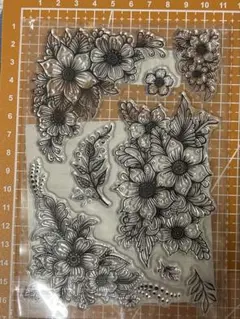 クリアスタンプ 花 [201] オマケ付き