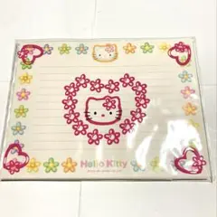 未使用 ハローキティ 1997年 レターセット ケース付き