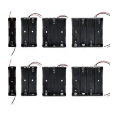 電池ボックス 8個セット 3.7V 線付き バッテリー用 バッテリーボックス