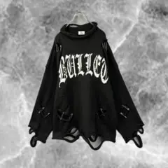 VOLCAN&APHRODITE PINダメージハイネックニット サブカル系 M