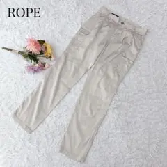 【M】ROPE ロペ　カーゴパンツ　ストレート　無地　日本製　カジュアル