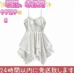 【GRL】 レースイレヘムキャミソールミニワンピース dk1352