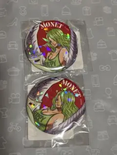 ワンピース　オールスター缶バッジ　モネ