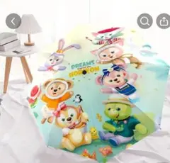 ディズニー　折りたたみ傘　ダッフィー　フレンズ　シェリーメイ