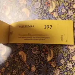197枚つづりのチケット　アンティーク風