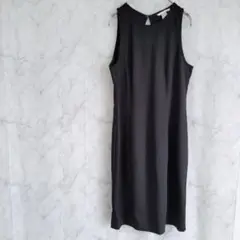 5331 エイチアンドエム　H＆M ワンピース ノースリーブ 黒 ストレッチ