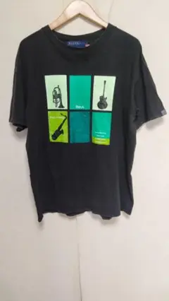 ビンテージ90年代ONEITAオニータBLEUSブルース音楽プリントTシャツ黒L
