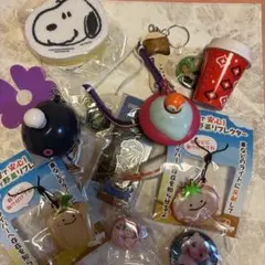 スヌーピー＆ディズニーキャラクター ストラップセット