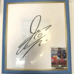 中村俊輔　サイン　横浜fc額縁