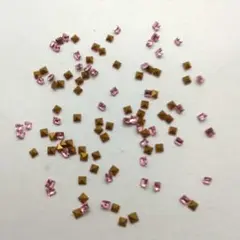 スワロフスキー　4401-2mmスクウェア型チャトン　ライトローズ