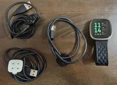 Fitbit versa3 充電ケーブル3本付 スマートウォッチ