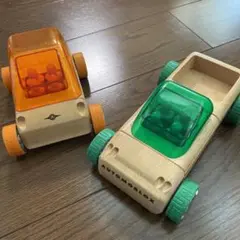 AUTOMOBLOX 木製ミニカー 2台セット オートモブロックス 2台セット 木のおもちゃ - メルカリ