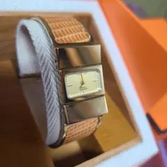 ☆【超美品】エルメス HERMES ロケリザードレディース腕時計