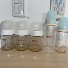Pigeon chuchu 哺乳瓶 5本セット 160ml 200ml 消毒済